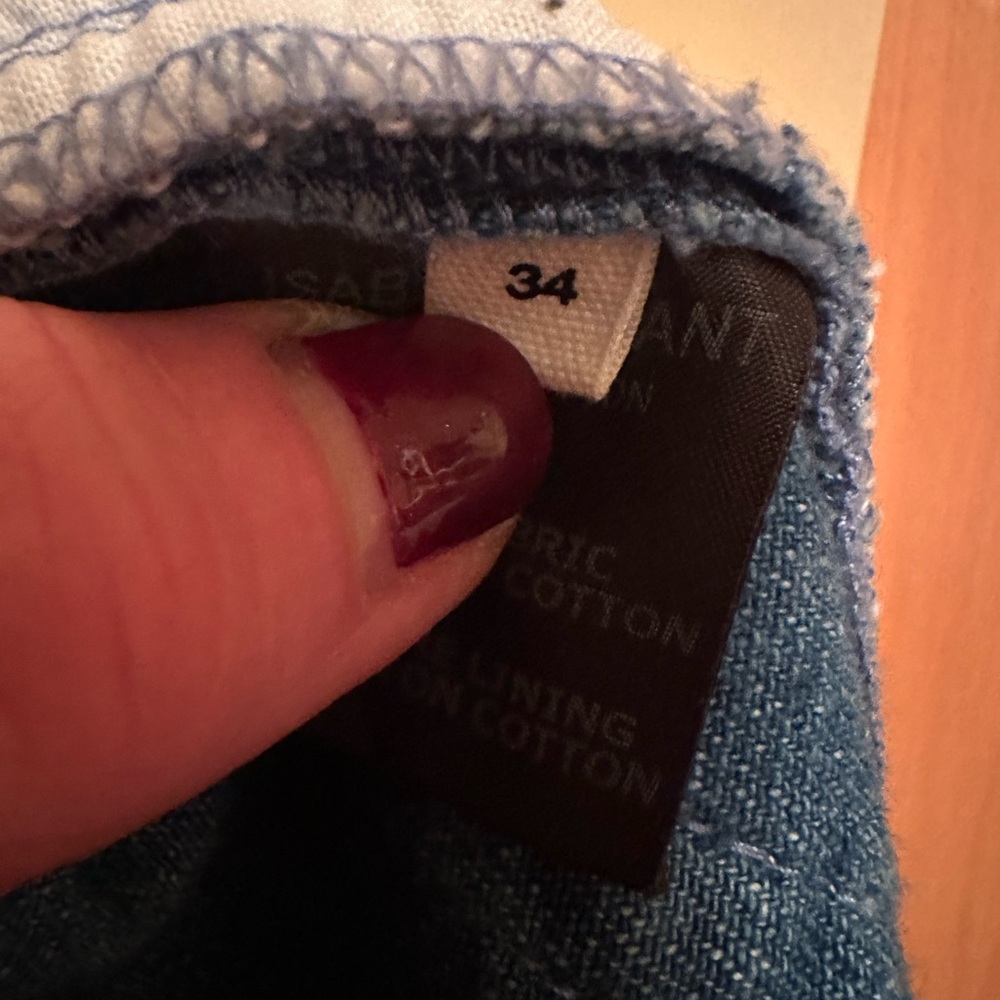 Isabel Marant Etoile Denim Culottes, Light Blue, Sz 2 34 EU, Excellent Condition - Picture 5 of 11